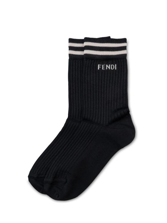 24FW 펜디 양말 FXZ552 AAWL F0QA1 NERO