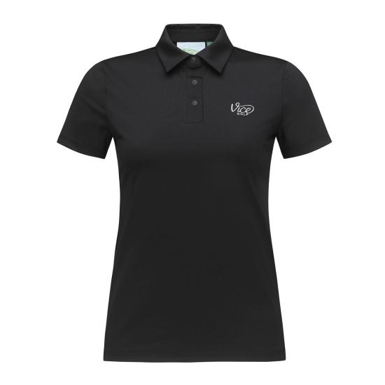  바이스골프 폴로 티셔츠 VGDMWTS14BK BLACK DOM