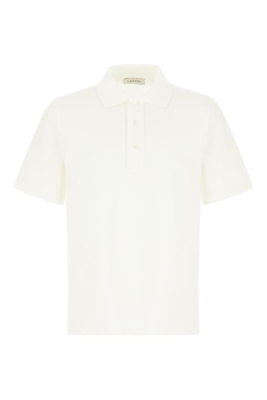 25SS 랑방 폴로 티셔츠 RMPL0111J011P25 01 OPTIC WHITE