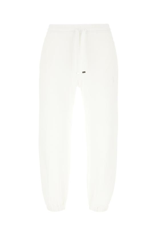 25SS 알렉산더 맥퀸 스트레이트 팬츠 816232QLAD8 9000 OPTICAL WHITE