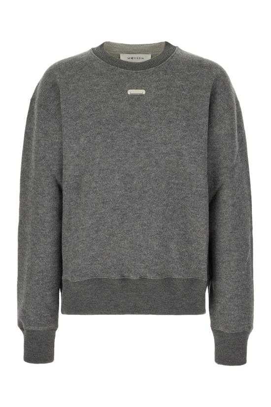 25SS 알렉산더 맥퀸 스웨터 811079QXABO 1313 GREY PALE GREY