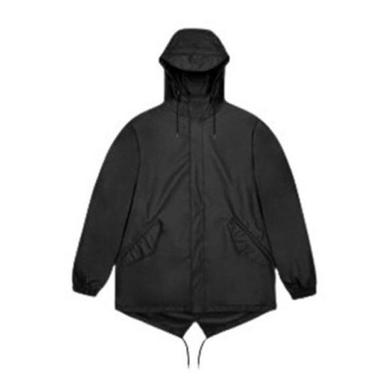  레인스 자켓 1801001 BLACK DOM