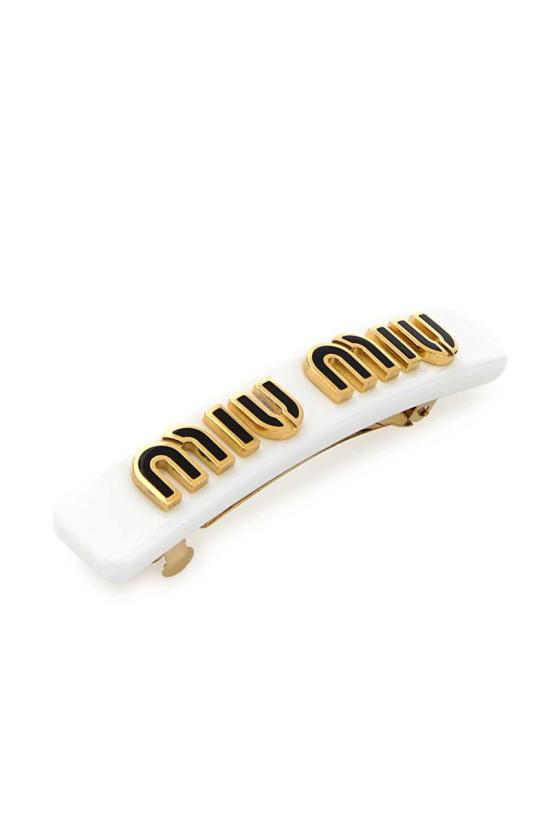 24FW 미우미우 헤어 액세서리 5IF1142F72F0964 DOM - MIU MIU