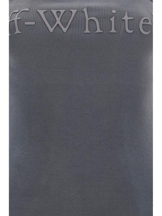  오프화이트 민소매 티셔츠 OWDB461S23JER0016060 DOM - OFF WHITE