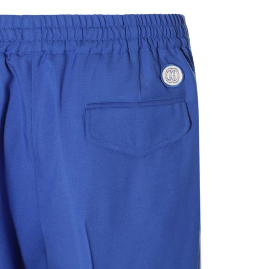  구찌 인터로킹 GG 로고 울 모헤어 블렌드 팬츠 742766Z8BI74031 - GUCCI