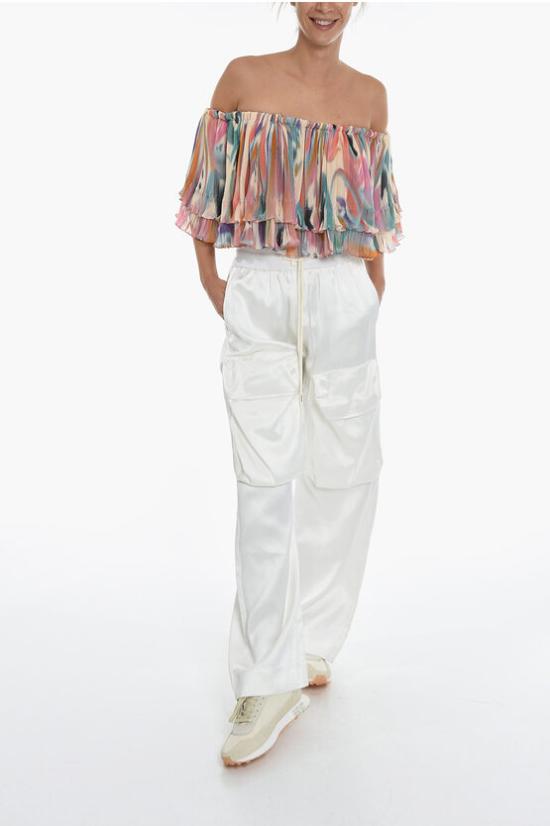  오프화이트 스트레이트 팬츠 OWCF013F22FAB0020100 DOM - OFF WHITE