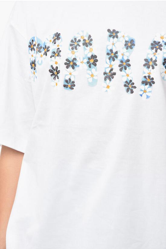  마르니 반팔 티셔츠 THJET49EPMUSCT06DLW01 DOM - MARNI