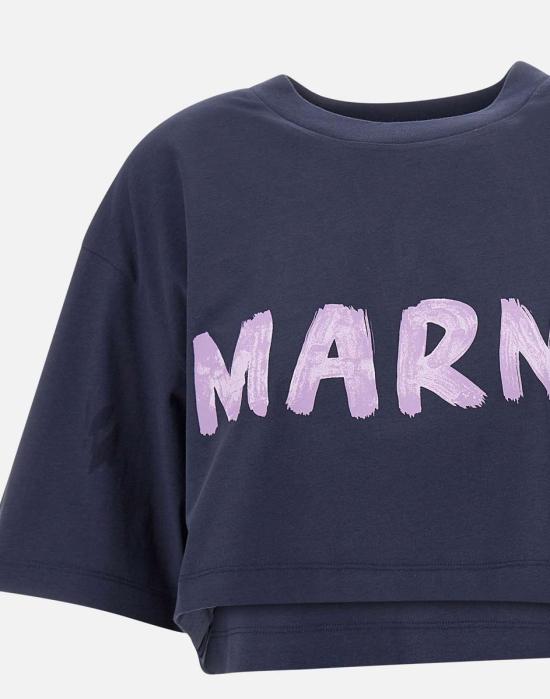  마르니 반팔 티셔츠 THJE0301P1USCS11L2B99 DOM - MARNI