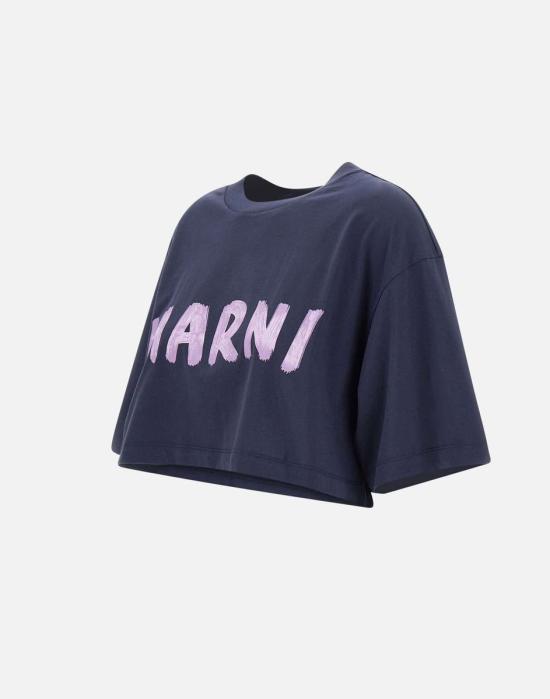  마르니 반팔 티셔츠 THJE0301P1USCS11L2B99 DOM - MARNI