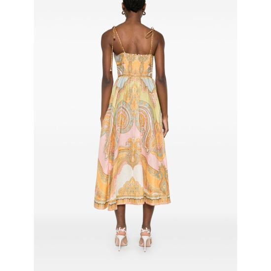 25SS 짐머만 숏 원피스 2465DRS254 GOLD YELLOW - ZIMMERMANN