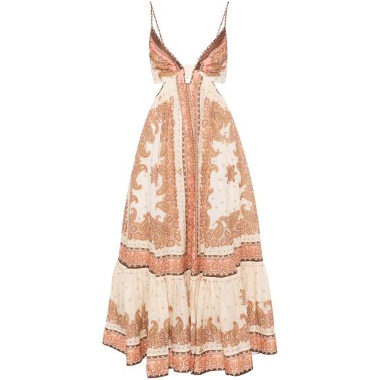 25SS 짐머만 숏 원피스 1746DRS254 ORANG NEUTRALS PINK