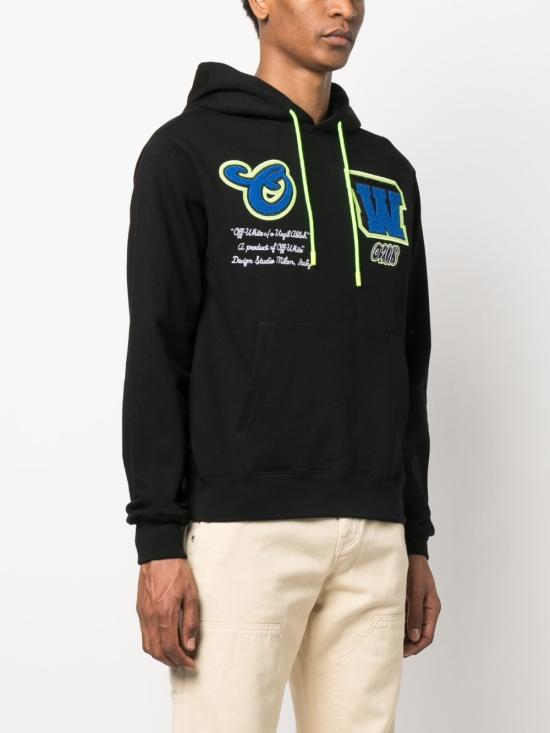  오프화이트 후드 티셔츠 OMBB097S23FLE0091069 DOM - OFF WHITE