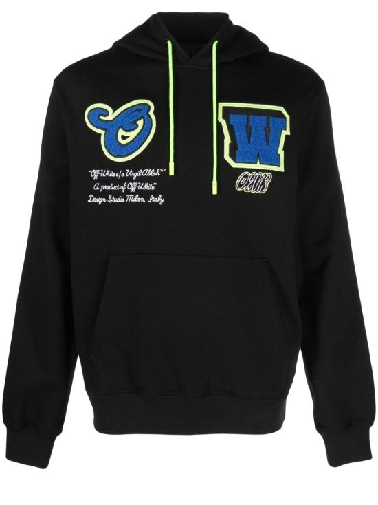  오프화이트 후드 티셔츠 OMBB097S23FLE0091069 DOM
