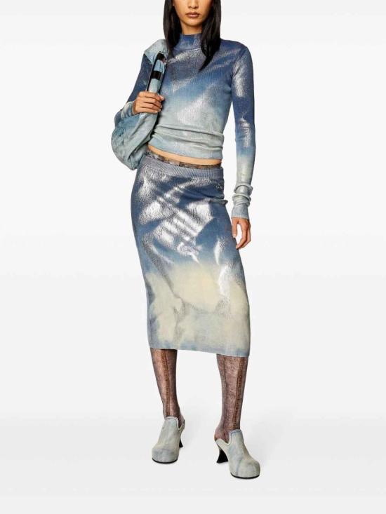  디젤 미디 스커트 A130280BNAE8NC DOM - DIESEL