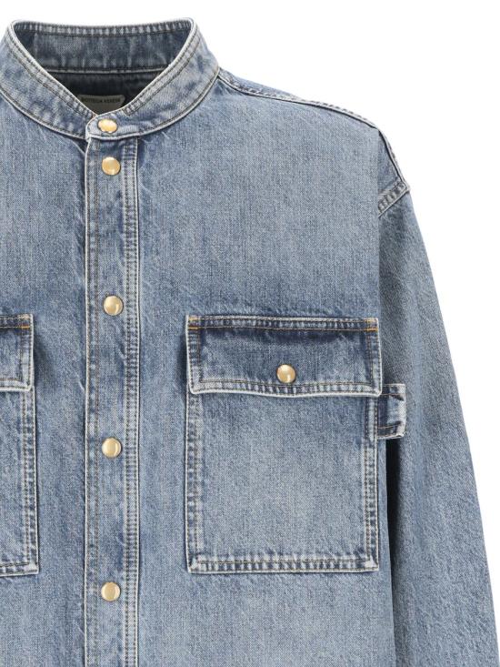 24FW 보테가베네타 데님 셔츠 790667V42W04715 DOM - BOTTEGA VENETA