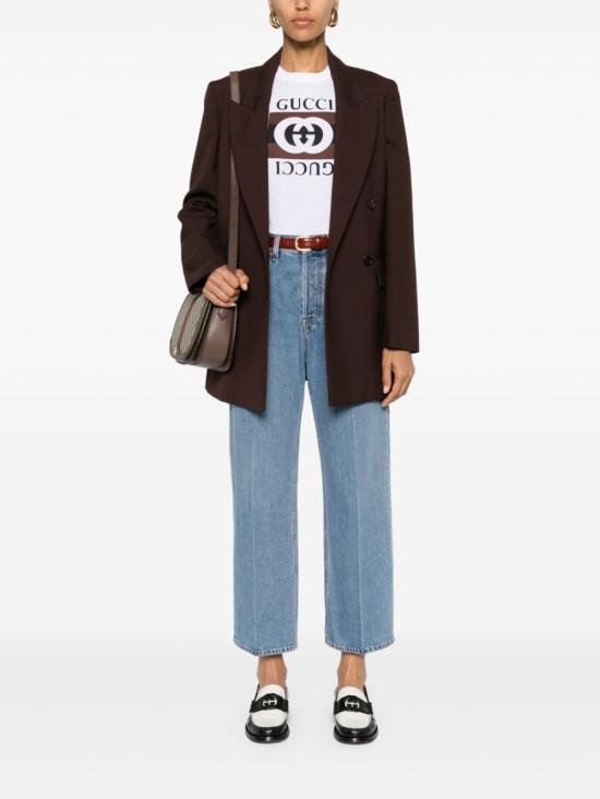 24FW 구찌 로우 웨이스트 크롭 데님 팬츠 788823XDCXM4011 DOM - GUCCI