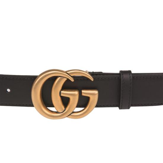 24FW 구찌 GG 마몽 씬 벨트 414516AP00T1000 DOM - GUCCI