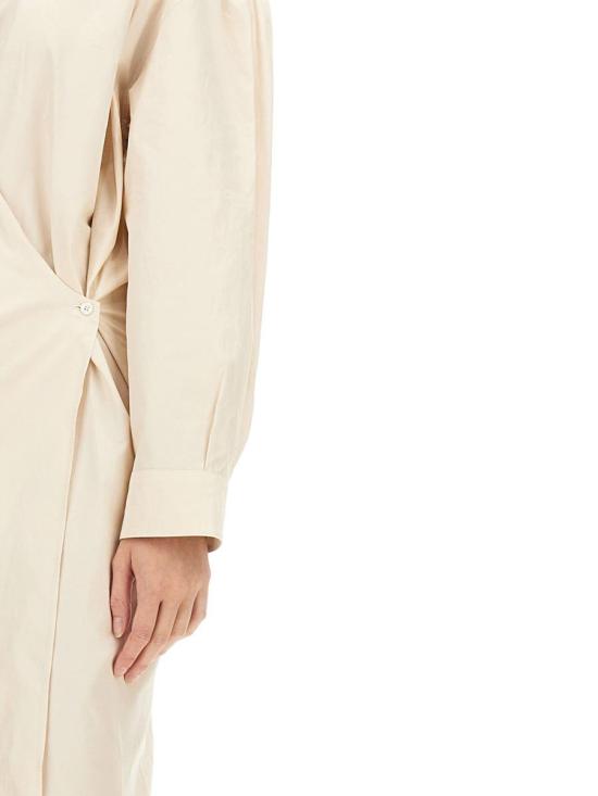 24FW 르메르 스트레이트 칼라 트위스트 드레스  DR1092LF839WH048 DOM - LEMAIRE