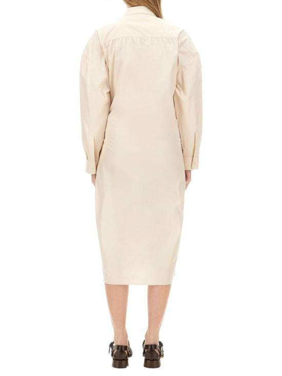 24FW 르메르 스트레이트 칼라 트위스트 드레스  DR1092LF839WH048 DOM - LEMAIRE