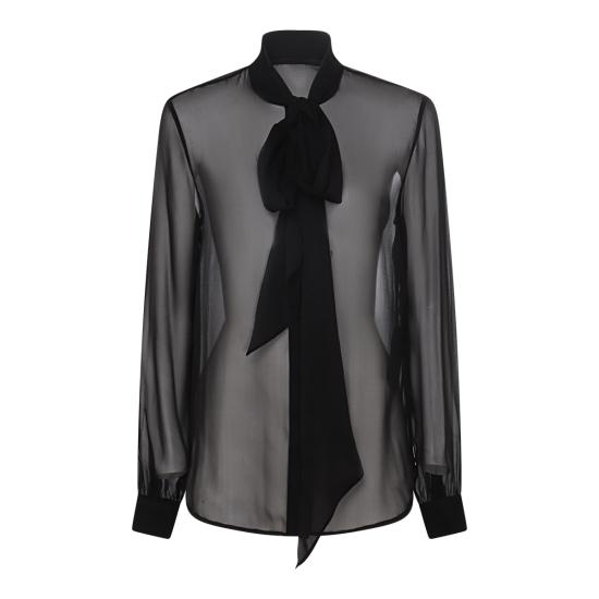  생로랑 블라우스 737227Y115W1000 DOM - SAINT LAURENT