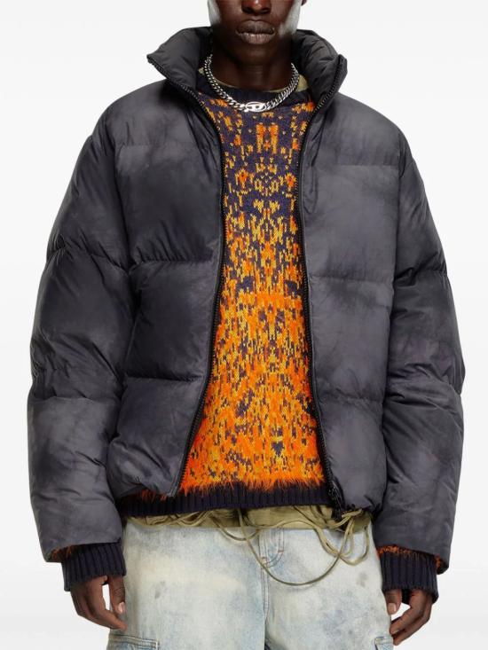 24FW 디젤 숏패딩 A144010CBCS9XXA DOM - DIESEL