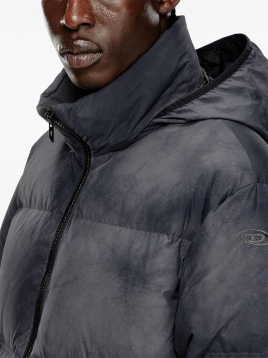 24FW 디젤 숏패딩 A144010CBCS9XXA DOM - DIESEL