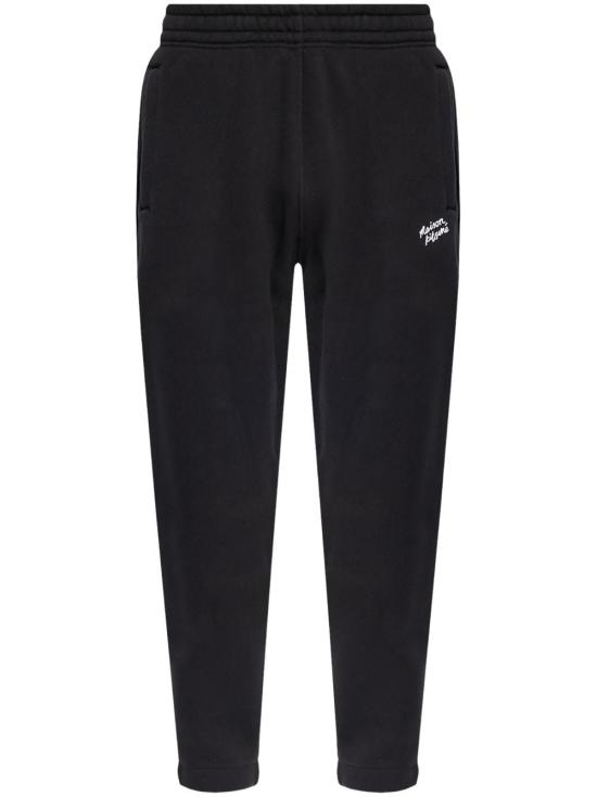  메종키츠네 스크립트 로고 조거 스웨트 팬츠 NM01124KM0307B197 DOM