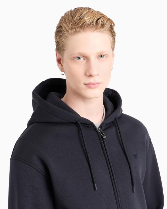 25SS 엠포리오 아르마니 긴팔 티셔츠 6D1M90 1JOTZ 0920 Blue - EMPORIO ARMANI