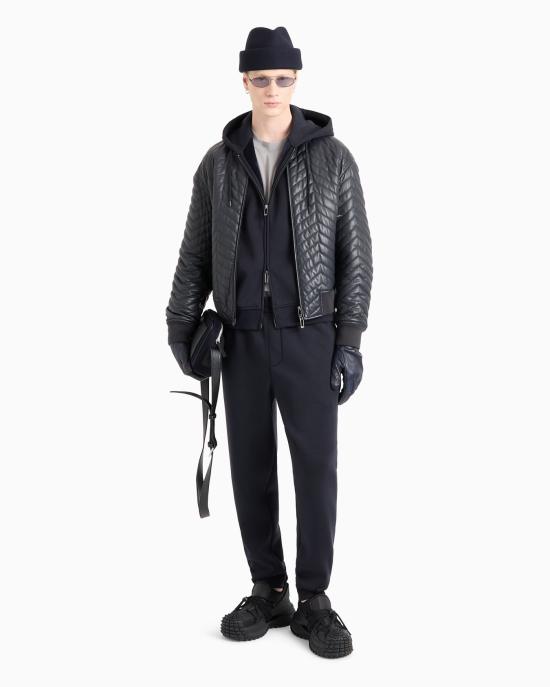 25SS 엠포리오 아르마니 긴팔 티셔츠 6D1M90 1JOTZ 0920 Blue - EMPORIO ARMANI