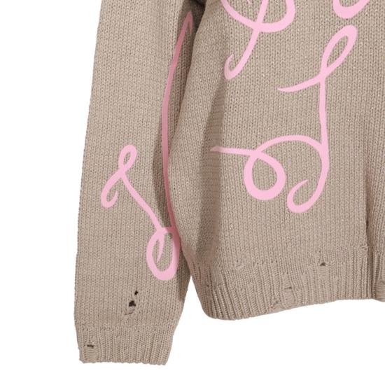  아크네 스튜디오 스웨터 B60346ALS BEIGE GREY DOM - ACNE STUDIOS