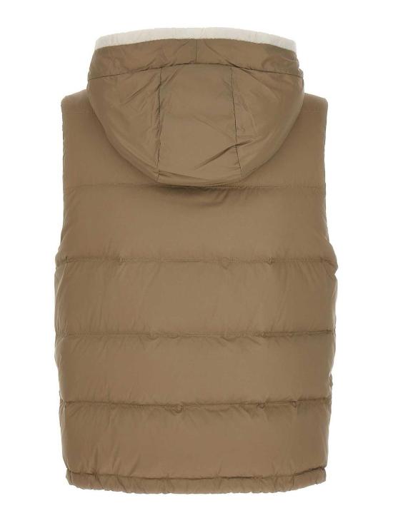  브루넬로 쿠치넬리 베스트 MR4052645C2964 Beige - BRUNELLO CUCINELLI