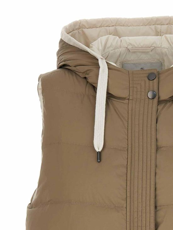  브루넬로 쿠치넬리 베스트 MR4052645C2964 Beige - BRUNELLO CUCINELLI