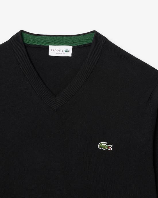 25FW 라코스테 스웨터 AH1951031 BLACK DOM - LACOSTE