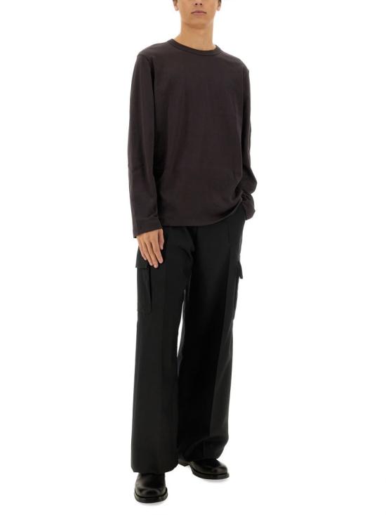  헬무트랭 긴팔 티셔츠 O06HM504 D1P MARRONE DOM - HELMUT LANG