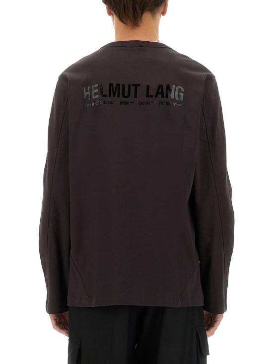  헬무트랭 긴팔 티셔츠 O06HM504 D1P MARRONE DOM - HELMUT LANG