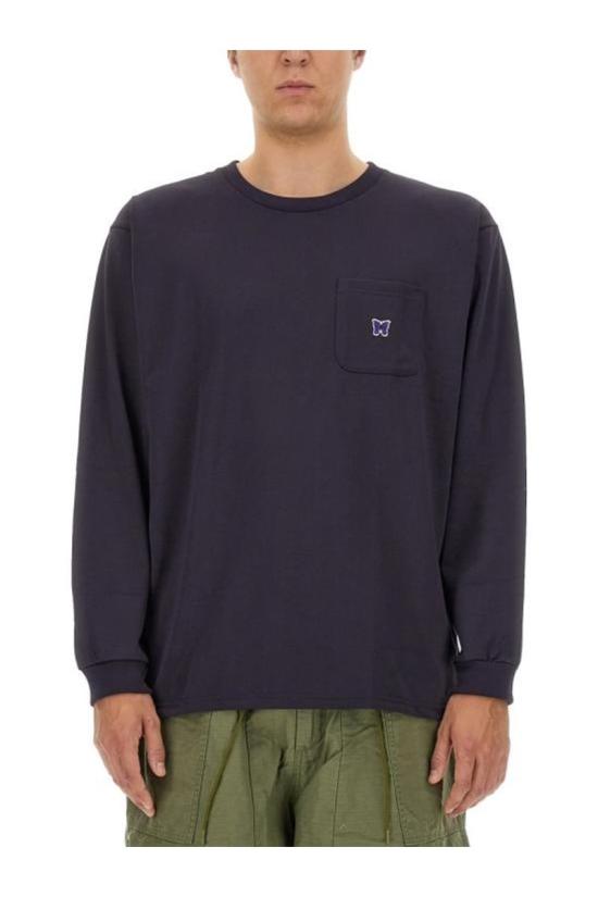  니들스 긴팔 티셔츠 PU307 EGGPLANT DOM