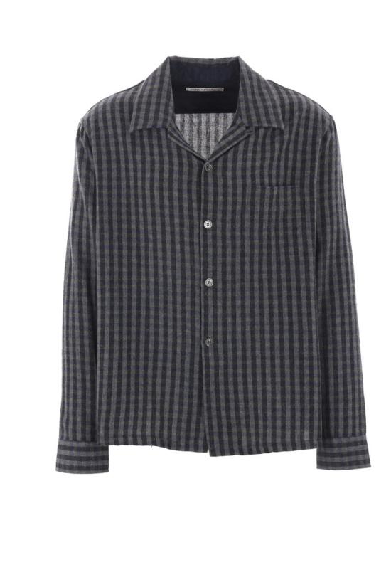  아워레가시 긴팔 셔츠 M4242HP BLU DOM