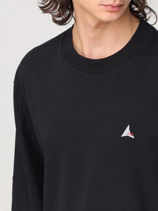  로아 긴팔 티셔츠 RBMW0331JY30BLK0001 BLACK DOM - ROA