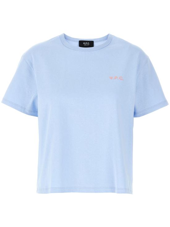 25SS 아페쎄 반팔 티셔츠 COHBQF26390 ILG Clear Blue