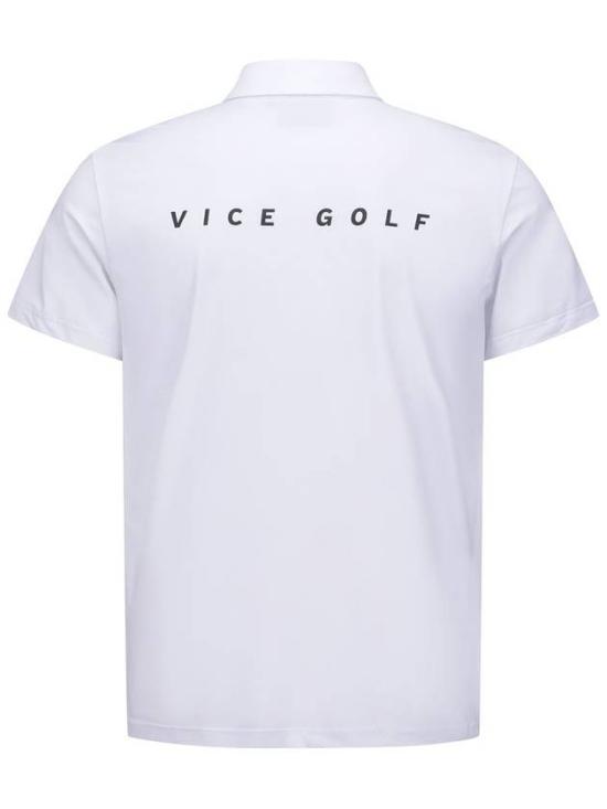  바이스골프 폴로 티셔츠 VGDMMTS12WH WHITE DOM - VICE GOLF