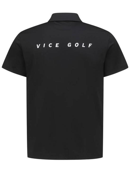  바이스골프 폴로 티셔츠 VGDMMTS12BK BLACK DOM - VICE GOLF