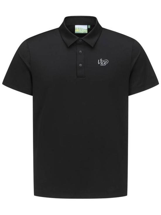  바이스골프 폴로 티셔츠 VGDMMTS12BK BLACK DOM