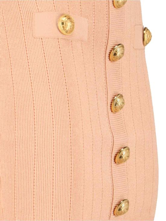 25SS 발망 미디 스커트 EF1LB290KB07 0LB Pink - BALMAIN