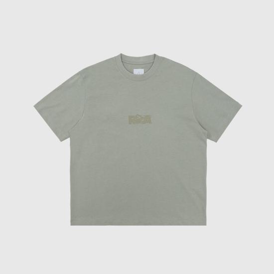  로아 반팔 티셔츠 RBMW086FA63 GRY0017 GRAY DOM