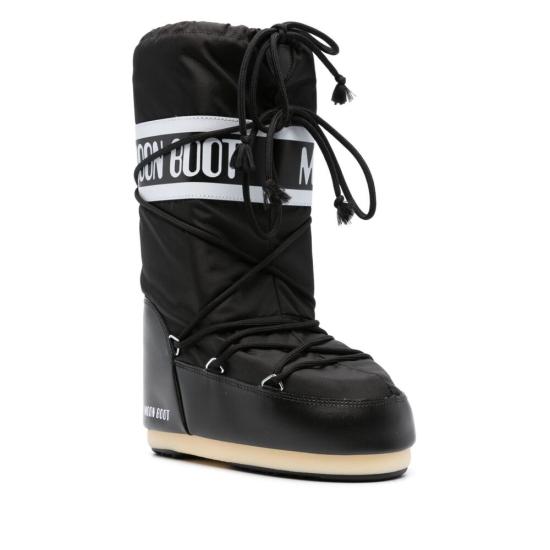 25FW 문부츠 아이콘 나일론 부츠 80D1400440N001 BLACK DOM - MOON BOOT
