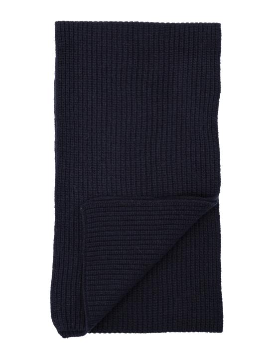 26FW 폴로 랄프로렌 포니 로고 자수 니트 머플러 449959353003 BLUE DOM - POLO RALPH LAUREN