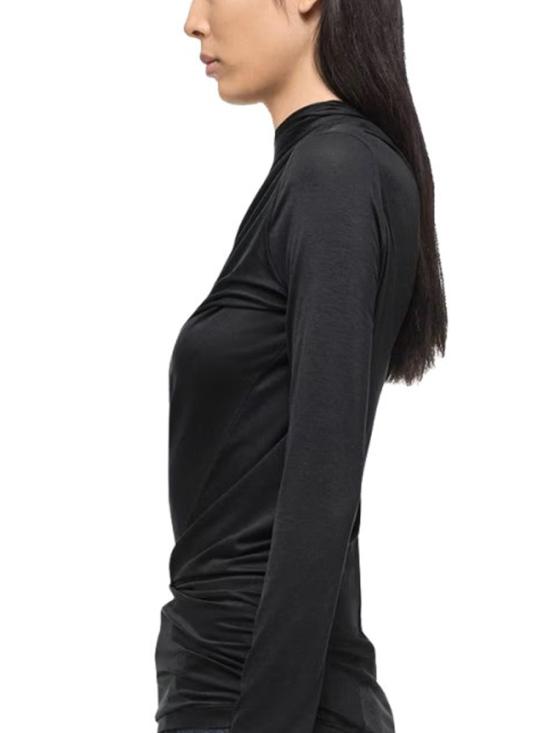  헬무트랭 긴팔 티셔츠 O07HW504001 BLACK DOM - HELMUT LANG
