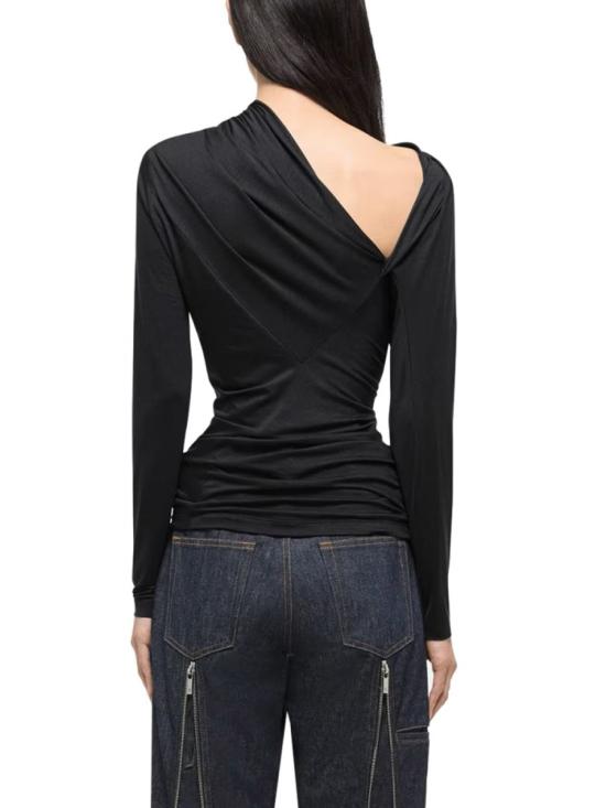  헬무트랭 긴팔 티셔츠 O07HW504001 BLACK DOM - HELMUT LANG