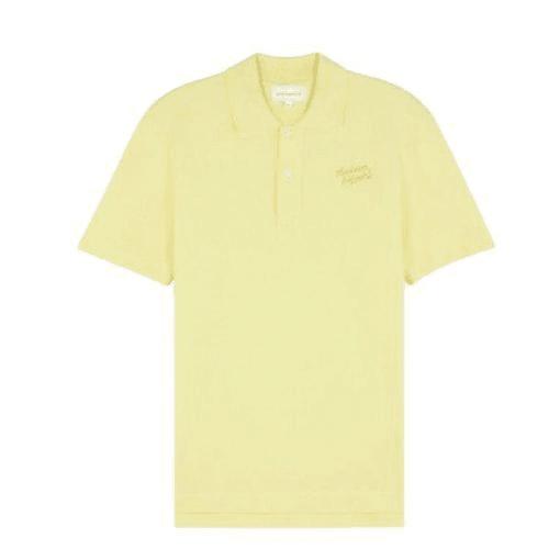  메종키츠네 반팔 티셔츠 MM00201KJ7010P712 CHALK YELLOW DOM