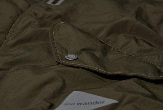  앤드원더 코트 5744281137180 KHAKI DOM - AND WANDER